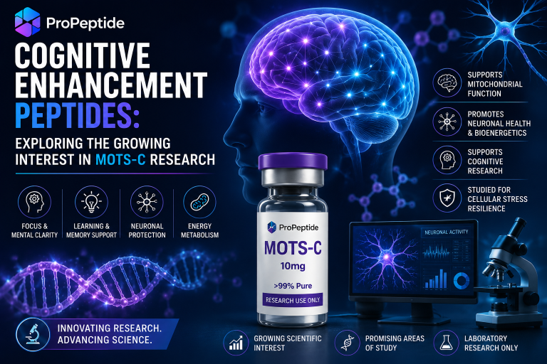 Cognitive Enhancement Peptides: Exploring the Growing Interest in MOTS-C Research
