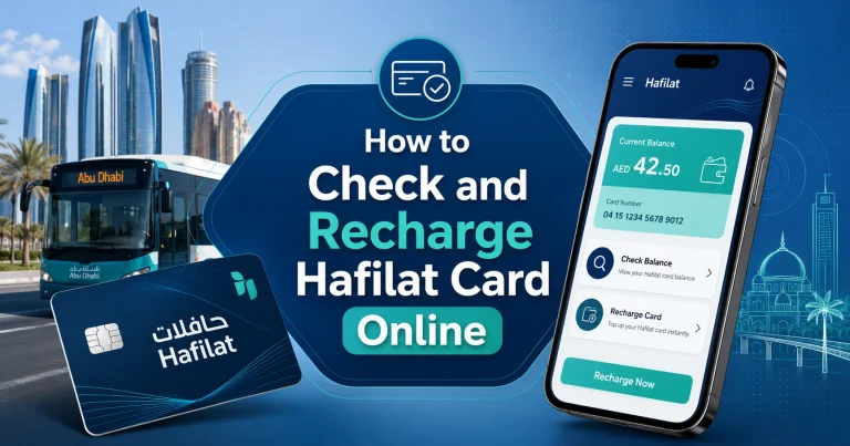 How to Check and Recharge Hafilat Card Online