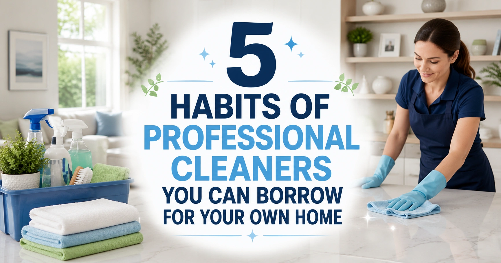 5 Habits of Professional Cleaners You Can Borrow for Your Own Home