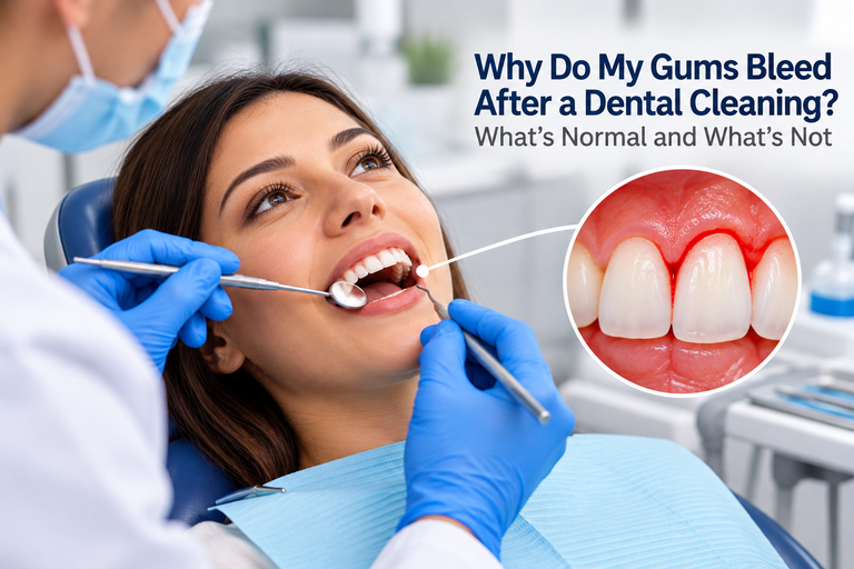 Why Do My Gums Bleed After a Dental Cleaning